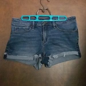 Blue jean shorts